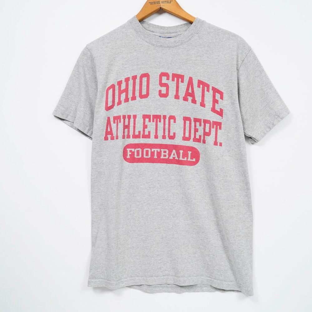 Champion Ohio State Athletic Dept Football Gray Graphic T-Shirt size S